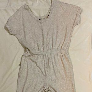 Plus Size Light Snad Color Jumpsuit. Only worn once for promotional purposes.